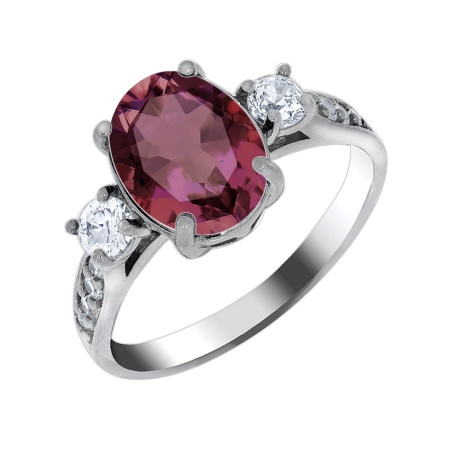 Купить оптом кольцо из серебра с фианитами 1320200188л-33 от Krasnoe