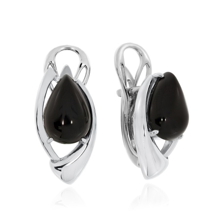 Купить оптом серьги из серебра с агатами 2340392362-20 от Krasnoe