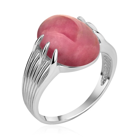 Купить оптом кольцо из серебра с родонитом 1340456356 от Krasnoe