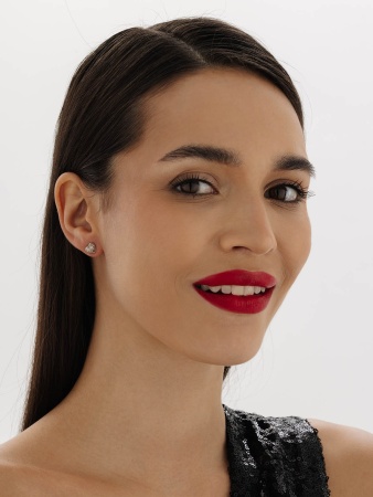 Купить оптом пусеты из серебра без вставок 2345404802 от Krasnoe