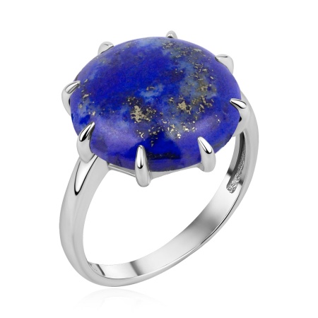 Купить оптом кольцо из серебра с лазуритом 1340476338-1 от Krasnoe