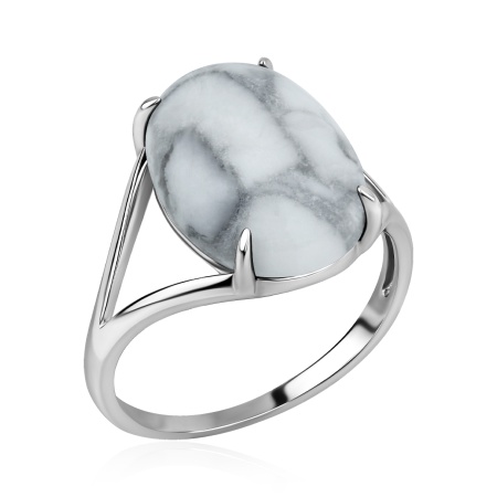 Купить оптом кольцо из серебра с кахолонгом 1340К05893 от Krasnoe