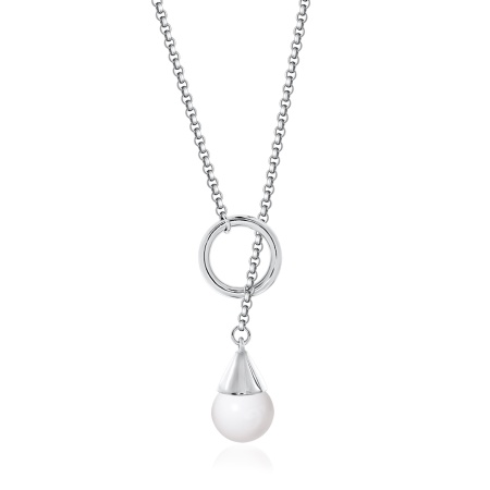 Купить оптом колье из серебра с агатом 8340390868-75-10 от Krasnoe