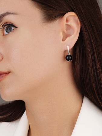 Купить оптом серьги из серебра с агатами 2340390307-2-20 от Krasnoe