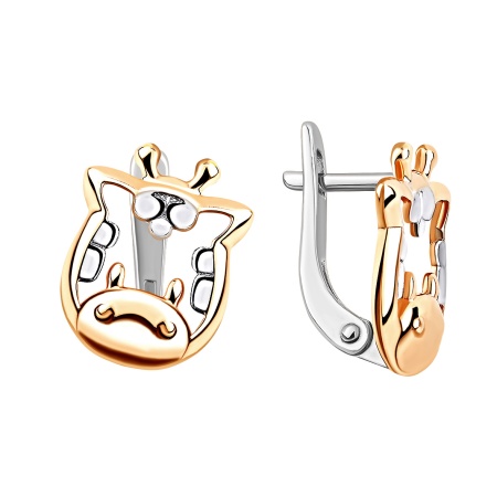 Купить оптом серьги из серебра без вставок 2350405215 от Krasnoe