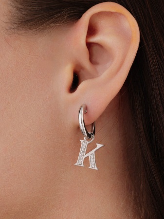 Купить оптом серьги из серебра с фианитами 2340205860л от Krasnoe