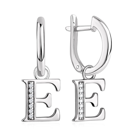 Купить оптом серьги из серебра с фианитами 2340205865л от Krasnoe