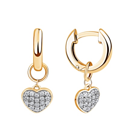 Купить оптом серьги из серебра с фианитами 2329204856л от Krasnoe