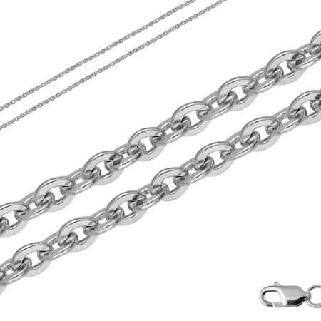 Купить оптом цепь из серебра без вставок 365908031050 от Krasnoe