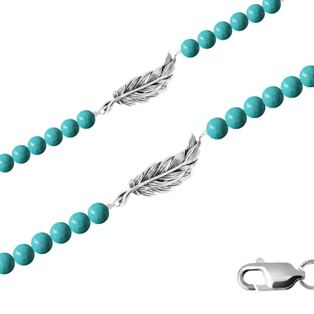 Купить оптом браслет из серебра с агатами 4310391603-18-77 от Krasnoe