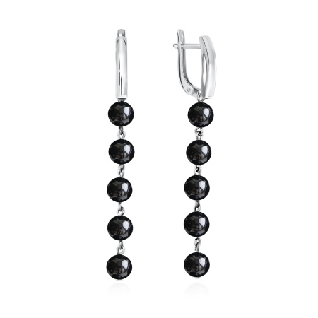 Купить оптом серьги из серебра с агатами 2340390308-20 от Krasnoe