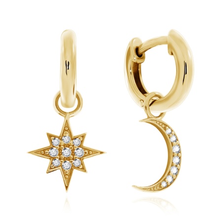 Купить оптом серьги из серебра с фианитами 2320204810л от Krasnoe