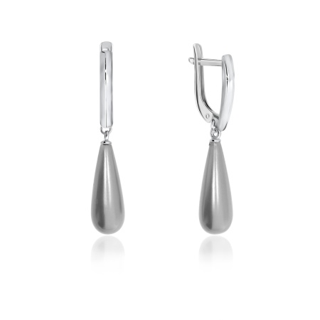 Купить оптом серьги из серебра с жемчугами 2340240346-21 от Krasnoe