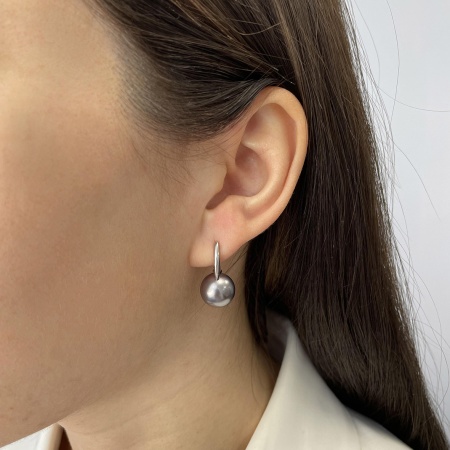 Купить оптом серьги из серебра с жемчугами 2340244318-22 от Krasnoe