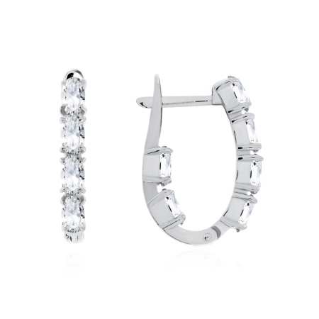 Купить оптом серьги из серебра с фианитами 2340201164 от Krasnoe