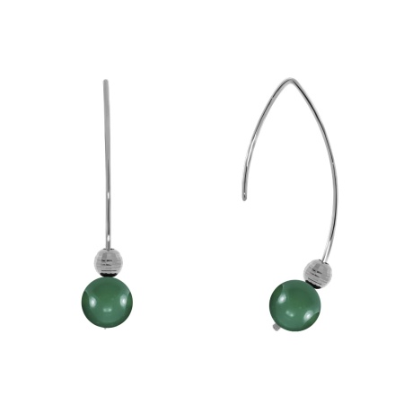 Купить оптом серьги из серебра с агатами 2340391077-60 от Krasnoe