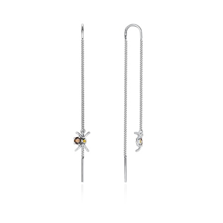 Купить оптом серьги из серебра с фианитами 2340201251-1-40 от Krasnoe