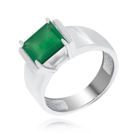 Купить оптом кольцо из серебра с агатом 1340391532-60 от Krasnoe