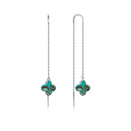 Купить оптом серьги из серебра с перламутрами 2340490711-3-2 от Krasnoe