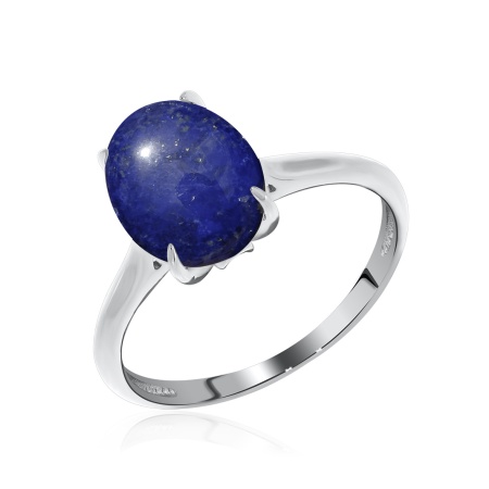 Купить оптом кольцо из серебра с лазуритом 1340470901 от Krasnoe
