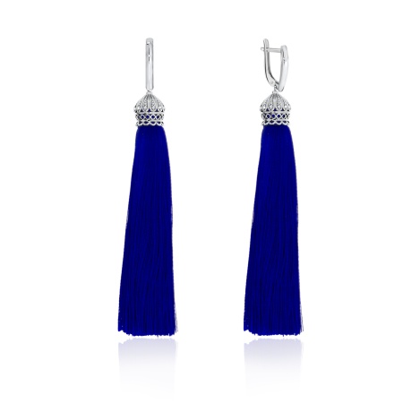 Купить оптом серьги из серебра с фианитами 2340200516л-1-80 от Krasnoe