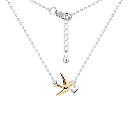 Купить оптом колье из серебра без вставок 8350404872-3-45 от Krasnoe