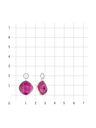 Купить оптом подвеска из серебра с агатами 3340394318-37 от Krasnoe