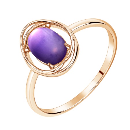 Купить оптом кольцо из серебра с аметистом 1320065149 от Krasnoe