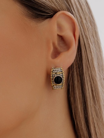 Купить оптом серьги из серебра с агатами 2317391755-20 от Krasnoe