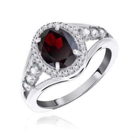 Купить оптом кольцо из серебра с фианитами 1340200182-31 от Krasnoe