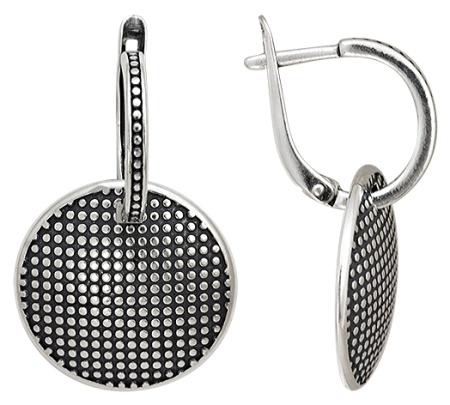 Купить оптом серьги из серебра без вставок 3401011244 от Krasnoe