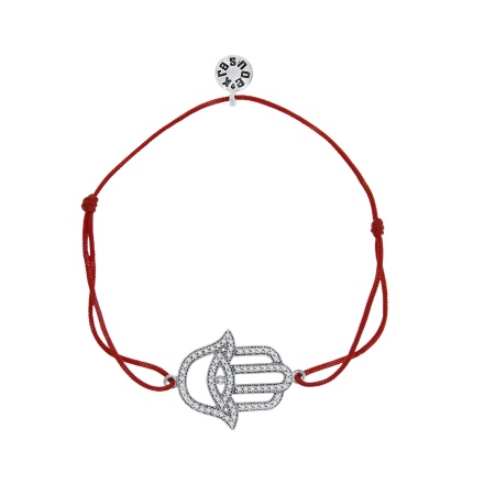 Купить оптом браслет из серебра с фианитами 4340200350л от Krasnoe