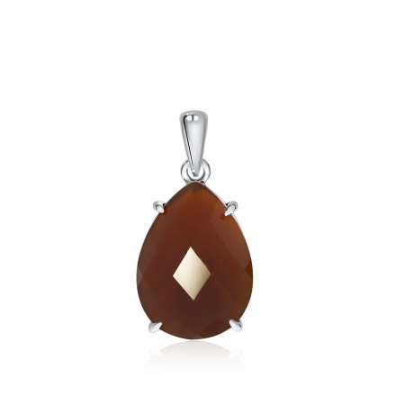 Купить оптом подвеска из серебра с агатом 3340390500-1-31 от Krasnoe