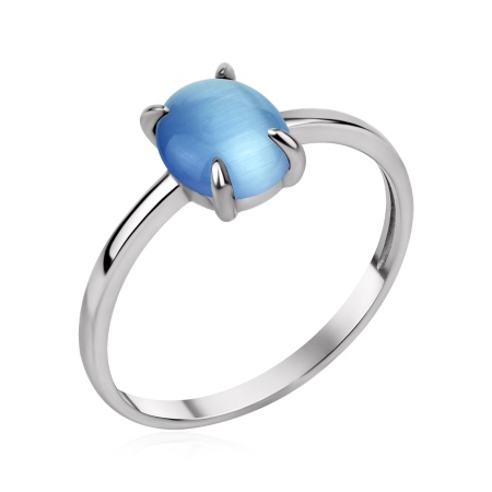 Купить оптом кольцо из серебра с кошачий глазом 1340266607-70 от Krasnoe