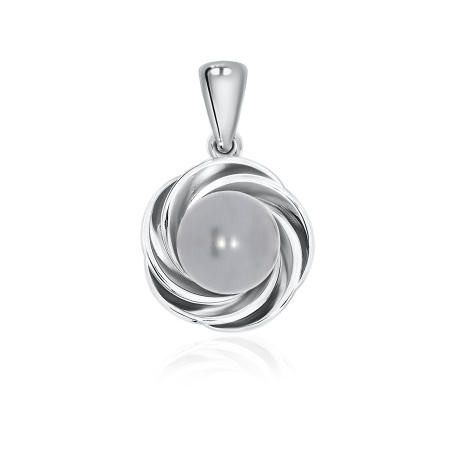 Купить оптом подвеска из серебра с жемчугом 3340050848-21 от Krasnoe
