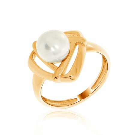 Купить оптом кольцо из серебра с жемчугом и жемчугами 1320050896 от Krasnoe