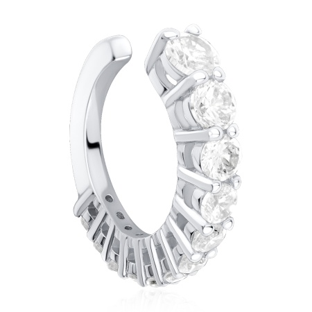 Купить оптом серьга из серебра с фианитами 2340205317 от Krasnoe