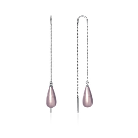 Купить оптом серьги из серебра с жемчугами 2340240721-9-47 от Krasnoe