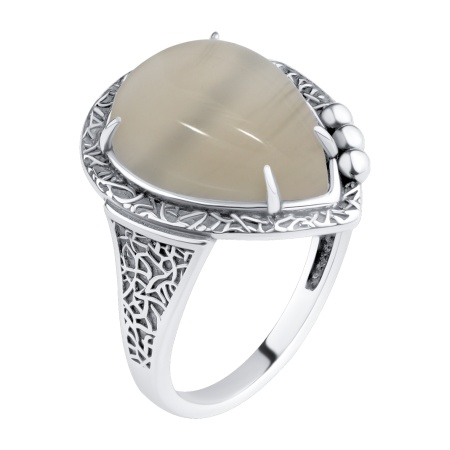Купить оптом кольцо из серебра с агатом 1310395788-21 от Krasnoe