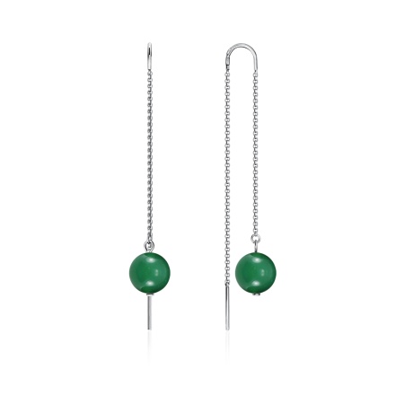 Купить оптом серьги из серебра с агатами 2340390711-60 от Krasnoe