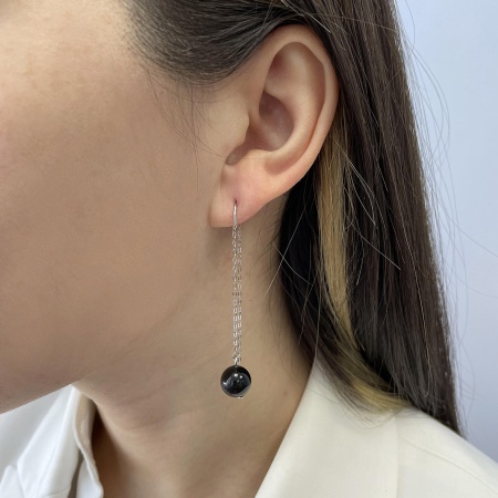 Купить оптом серьги из серебра с агатами 2340390710-3-20 от Krasnoe