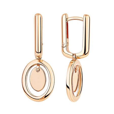 Купить оптом серьги из серебра без вставок 2320405307 от Krasnoe