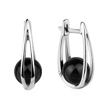 Купить оптом серьги из серебра с агатами 2340391554-20 от Krasnoe