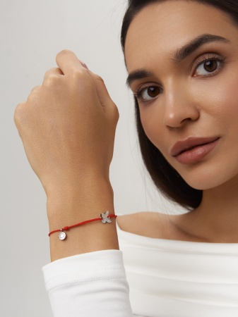 Купить оптом браслет из серебра с фианитами 4340209168 от Krasnoe