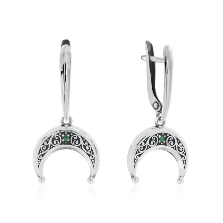 Купить оптом серьги из серебра с агатами 2340391824-60 от Krasnoe