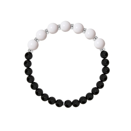 Купить оптом браслет из серебра с агатами 4340396438-17-11 от Krasnoe