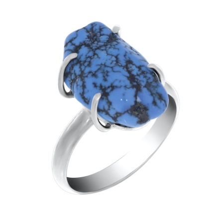 Купить оптом кольцо из серебра с бирюзаом 1340314228 от Krasnoe