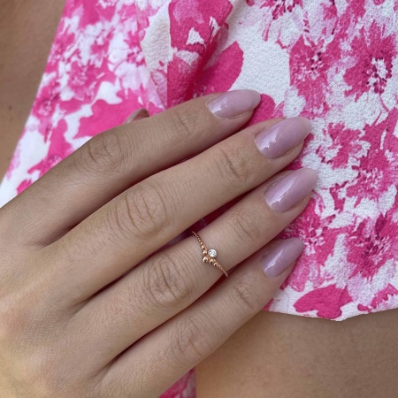 Купить оптом кольцо из серебра с фианитом 1320201739л от Krasnoe