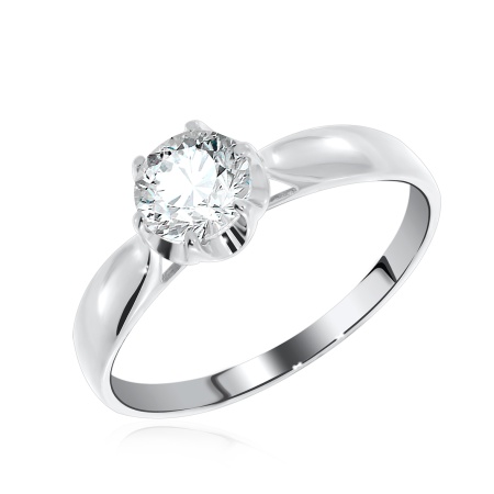 Купить оптом кольцо из серебра с фианитом 1340200481 от Krasnoe