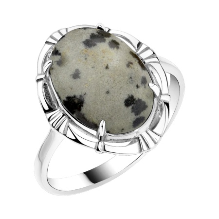 Купить оптом кольцо из серебра с яшмой 1340305702 от Krasnoe